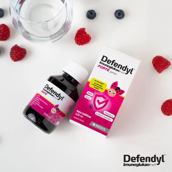 Defendyl Imunoglukan P4H Forte junior, tekočina, 100 ml