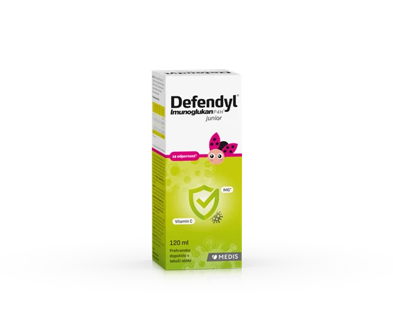 Defendyl Imunoglukan P4H junior, tekočina, 120 ml