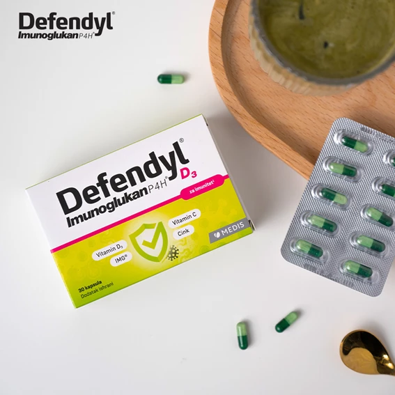 Defendyl Imunoglukan P4H D3, kapsule, 30 kapsul