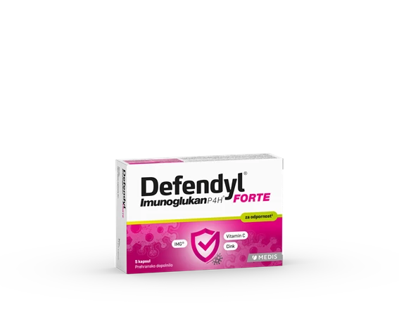 Defendyl Imunoglukan P4H Forte, kapsule, 5 kapsul