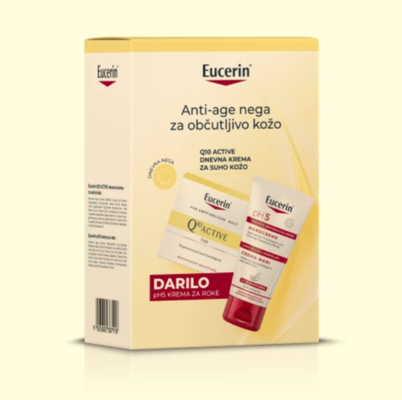 Eucerin darilni set Q10 Active nega za občutljivo kožo