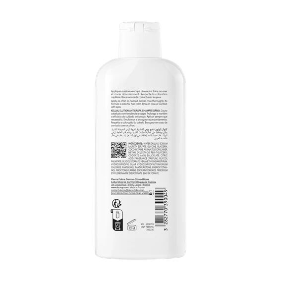 Ducray Elution šampon proti prhljaju, 200 ml