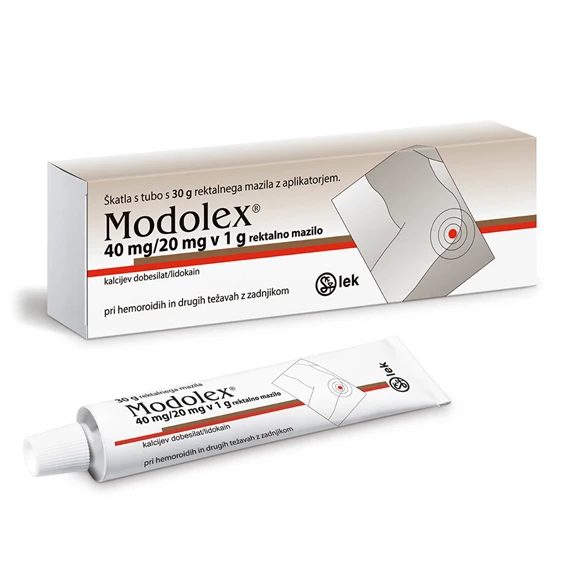 Modolex rektalno mazilo , 30 g mazila in aplikator