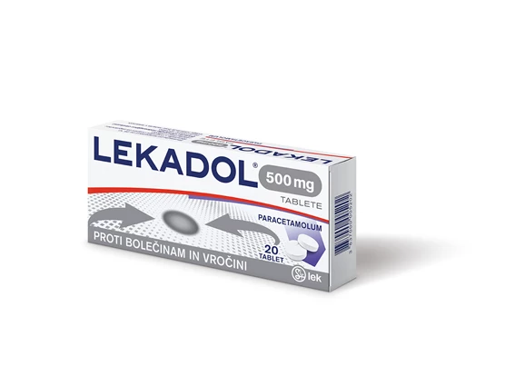 Lekadol 500 mg tablete, 20 tablet