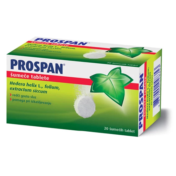 Prospan šumeče tablete, 20 tablet