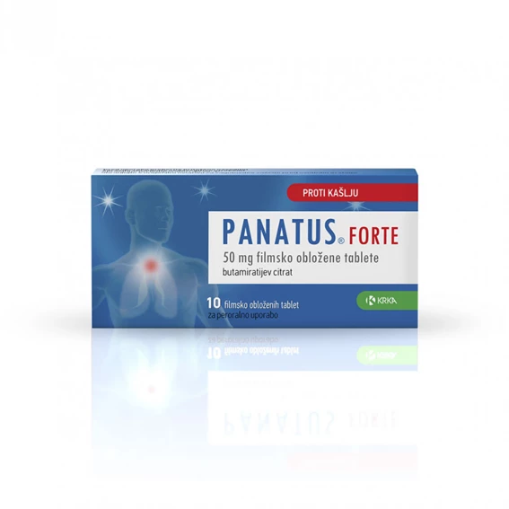 Panatus forte 50 mg Krka, 10 filmsko obloženih tablet 