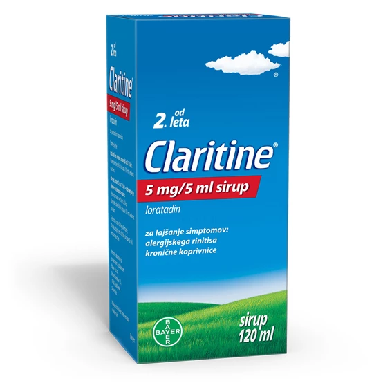 Claritine sirup 5mg/5ml, 120 ml