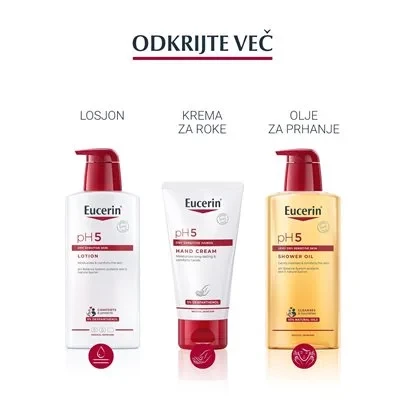 Eucerin pH5, olje za umivanje rok, 250 ml