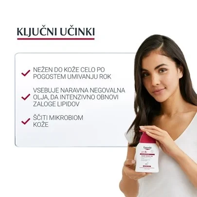 Eucerin pH5, olje za umivanje rok, 250 ml