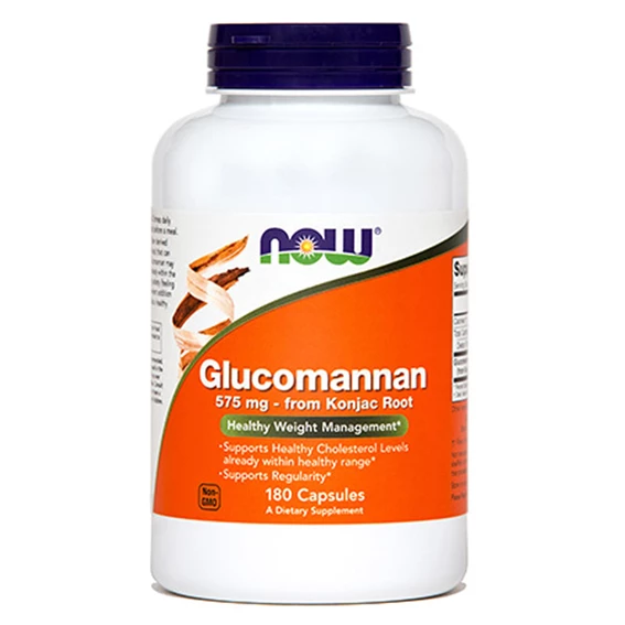NOW Glukomanan 575 mg, 180 kapsul