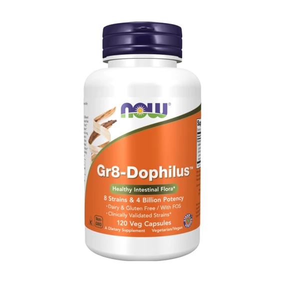 NOW Gr8-Dophilus, 60 kapsul