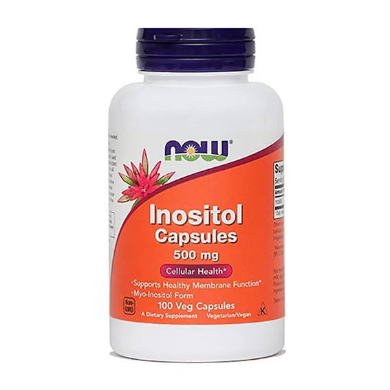 NOW Inozitol 500 mg, 100 kapsul
