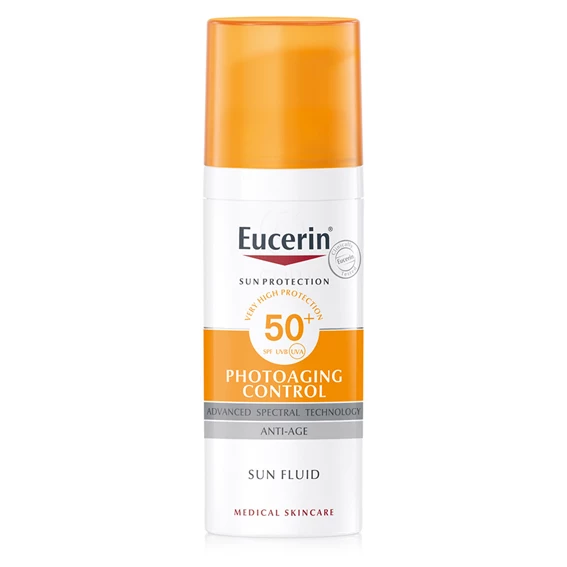 Eucerin Sun Photoaging Control fluid za zaščito obraza ZF 50, 50 ml