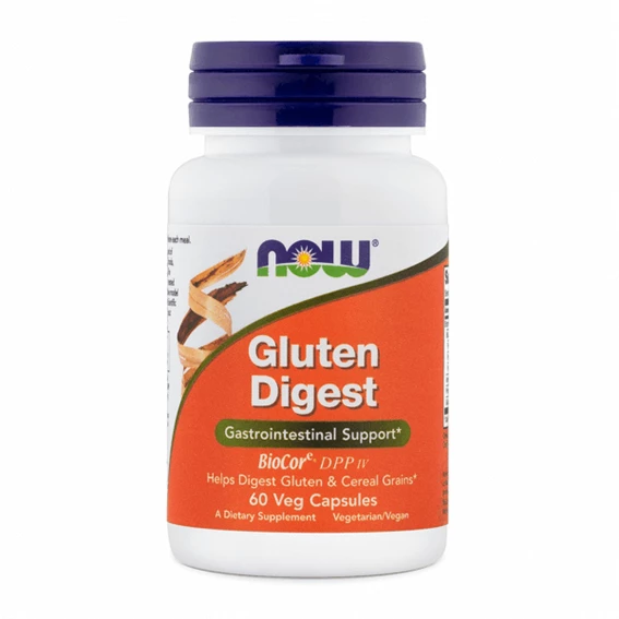 NOW Gluten digest, encimi za prebavo glutena, 60 kapsul
