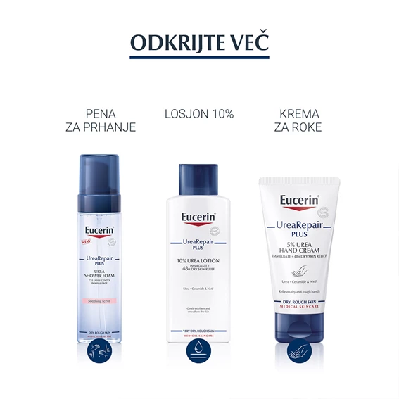 Eucerin UreaRepair krema za obraz 5 % urea, 50 ml 