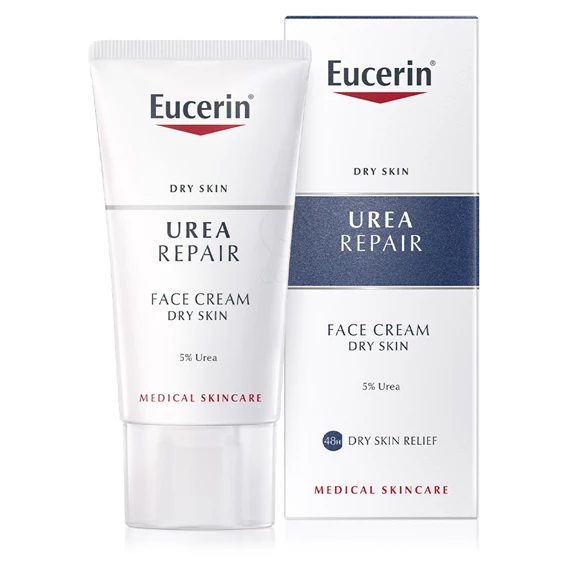 Eucerin UreaRepair krema za obraz 5 % urea, 50 ml 