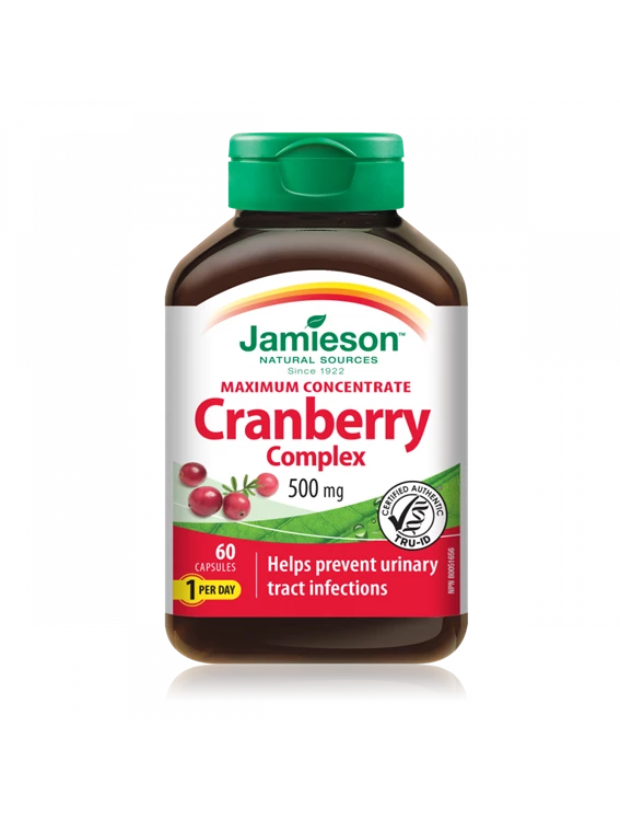 Jamieson Brusnica 500 mg, 60 kapsul