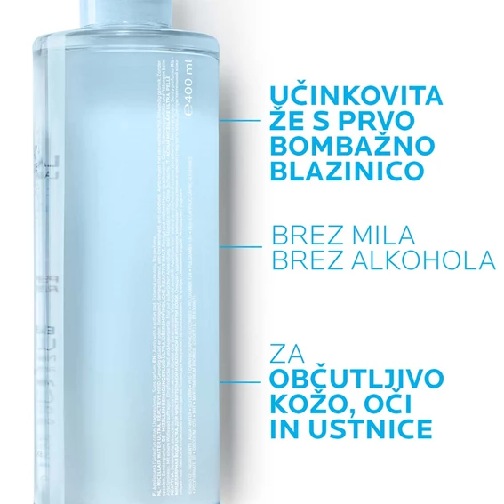 LRP Ultra, micelarna voda za reaktivno kožo, 400 ml
