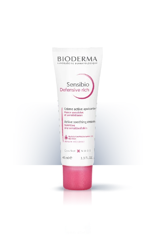  Bioderma Sensibio Defensive Rich Bogata aktivna pomirjujoča krema za občutljivo kožo, 40 mlL
