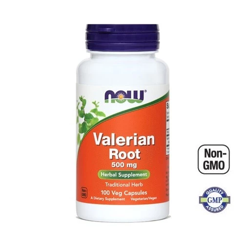 NOW Baldrijan 500 mg, 100 kapsul