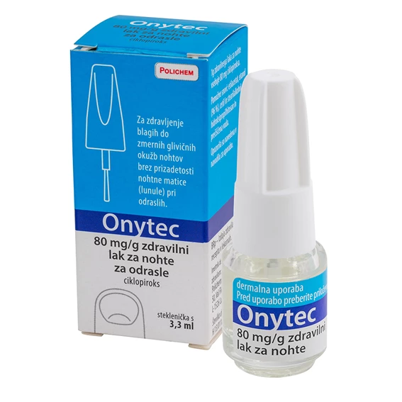 Onytec 80 mg/g, zdravilni lak za nohte , 3,3 ml