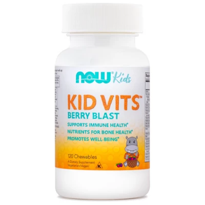 NOW  Otroški multivitamini, 120 žvečljivih tablet