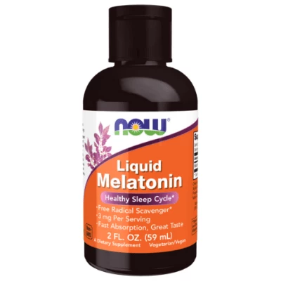 NOW Tekoči melatonin, 59 ml