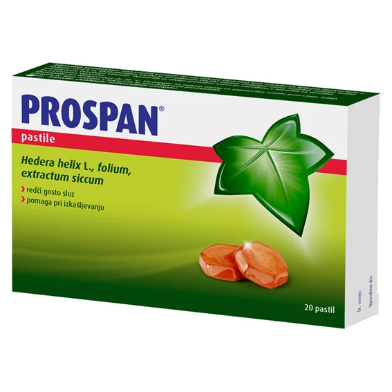 Prospan pastile, 20 pastil