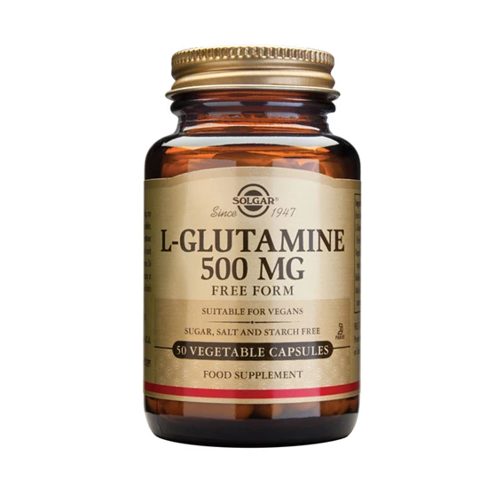 Solgar L-glutamin 500 mg, 50 kapsul