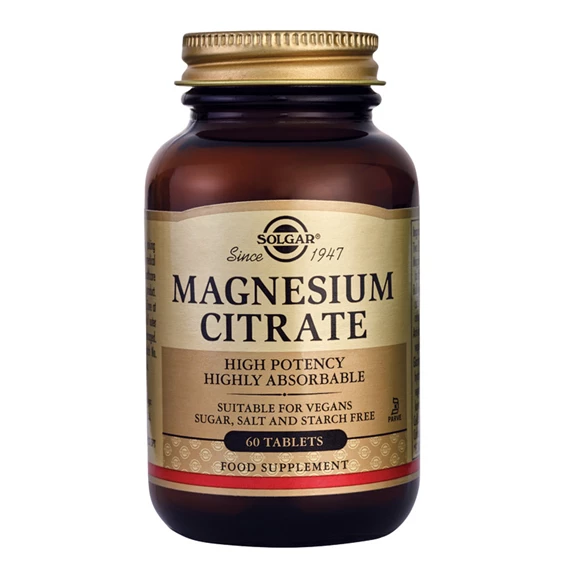 Solgar Magnezijev citrat, 60 tablet
