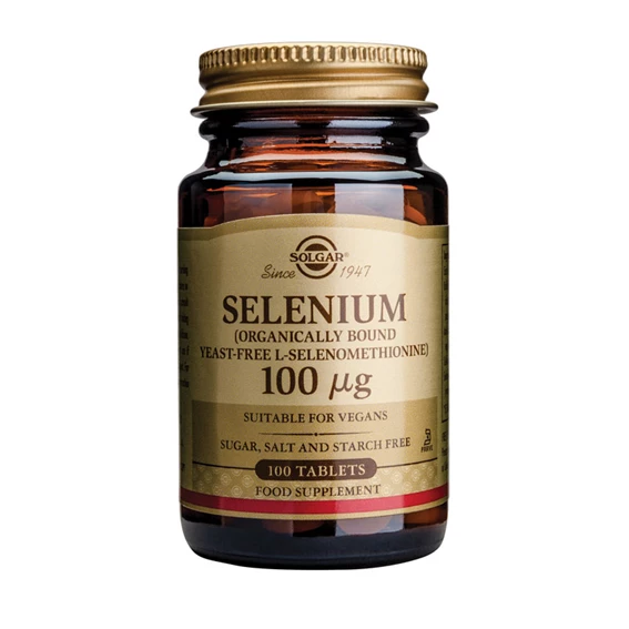 Solgar Selen 100 mcg, 100 tablet