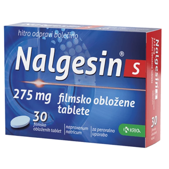 Nalgesin S 275 mg, 30 filmsko obloženih tablet
