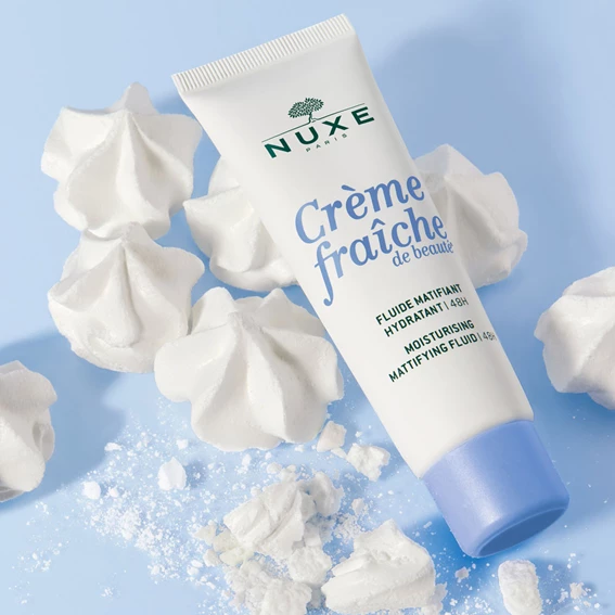 Nuxe Crème Fraîche de Beauté 48-urni vlažilni fluid z učinkom matiranja, 50 ml