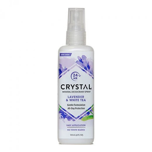 Crystal razpršilo sivka in beli čaj, 118 ml