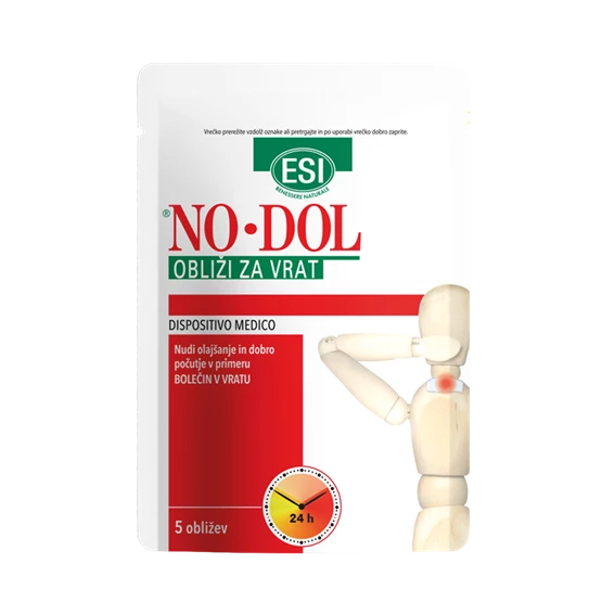 Nodol obliži za vrat, 5 obližev za enkratno uporabo