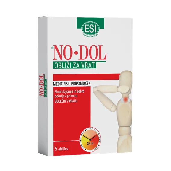 Nodol obliži za vrat, 5 obližev za enkratno uporabo