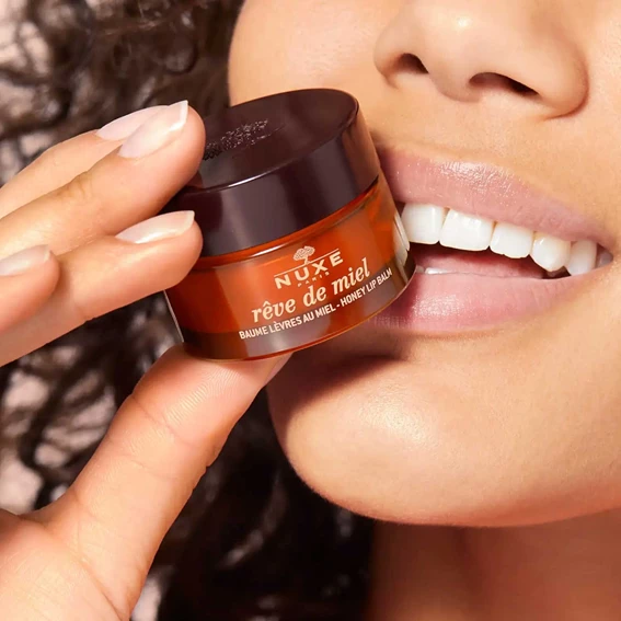 Nuxe Rêve de Miel Medeni balzam za ustnice, 15 g