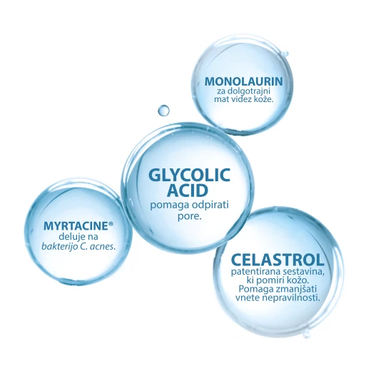 Ducray Keracnyl Glycolic+ krema, 30 ml