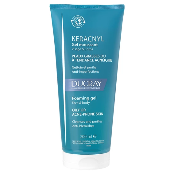 Ducray Keracnyl peneči gel, 200 ml