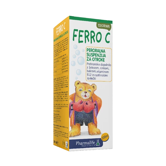 Fitobimbi Ferro C, peroralna suspenzija, 200 mL