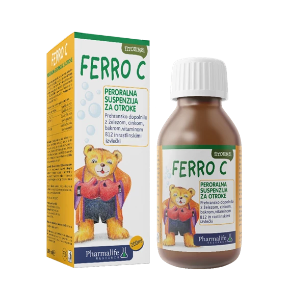 Fitobimbi Ferro C, peroralna suspenzija, 200 mL