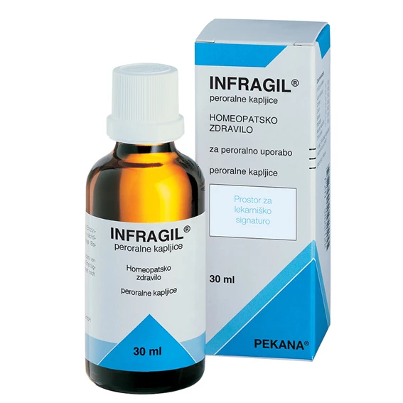 Infragil Pekana peroralne kapljice v raztopini, 30 ml