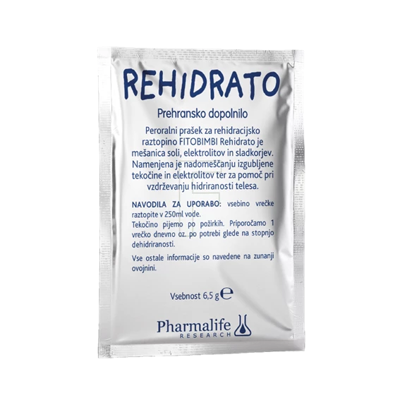  Fitobimbi Rehidrato prašek (okus pomaranča), 10 vrečk po 6,5 g