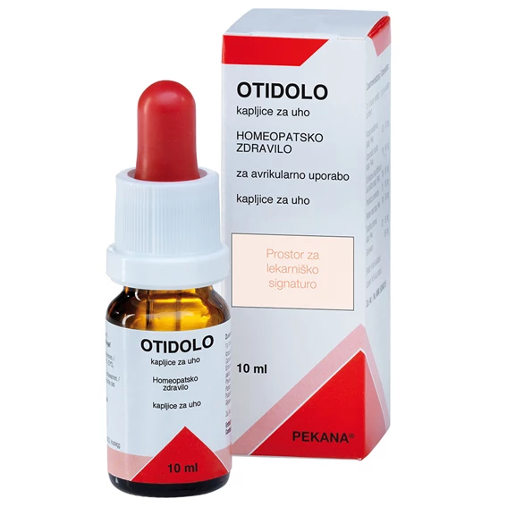 Otidolo Pekana kapljice za uho, 10 ml