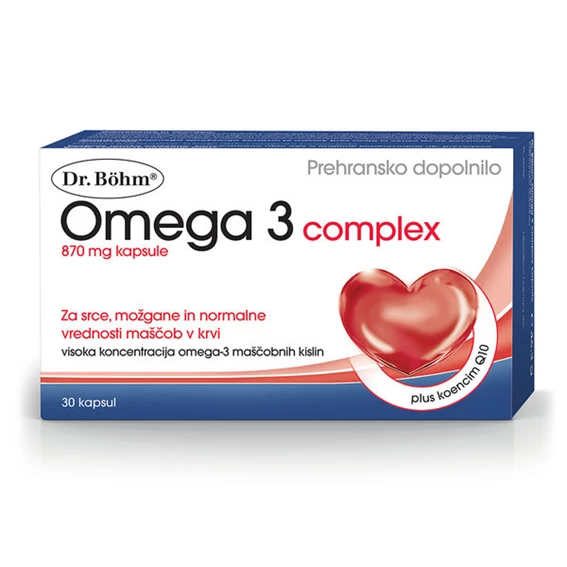 Dr. Böhm Omega 3 complex kapsule, 30 kapsul