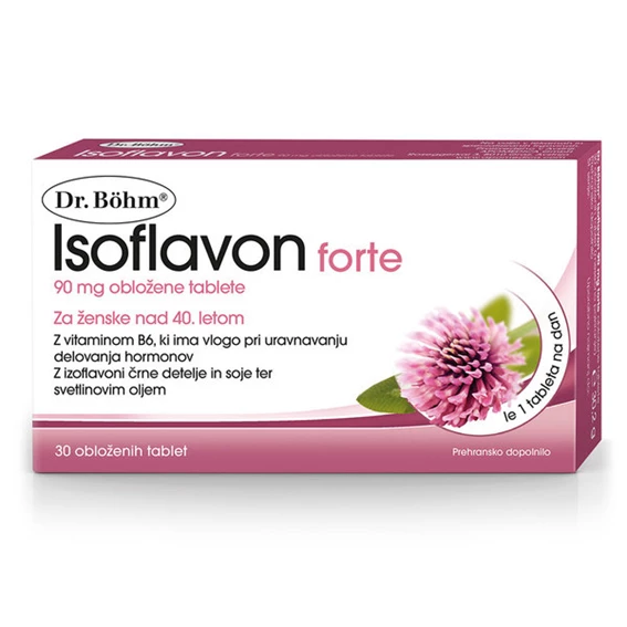 Dr. Böhm Isoflavon 90 mg forte, 30 obloženih tablet