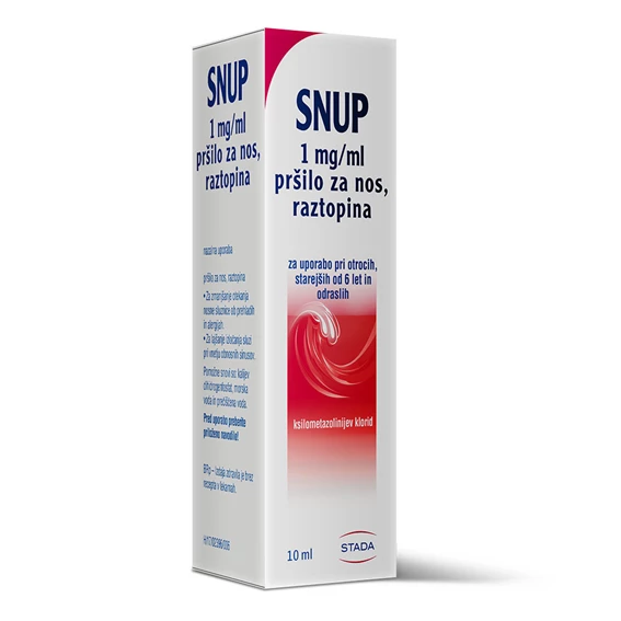 Snup 1 mg/ml pršilo za nos, 10 ml
