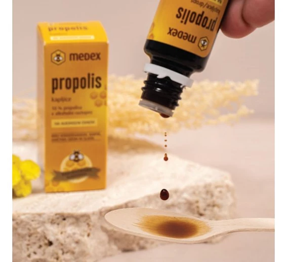 Propolis kapljice na alkoholni osnovi Medex, 15 m
