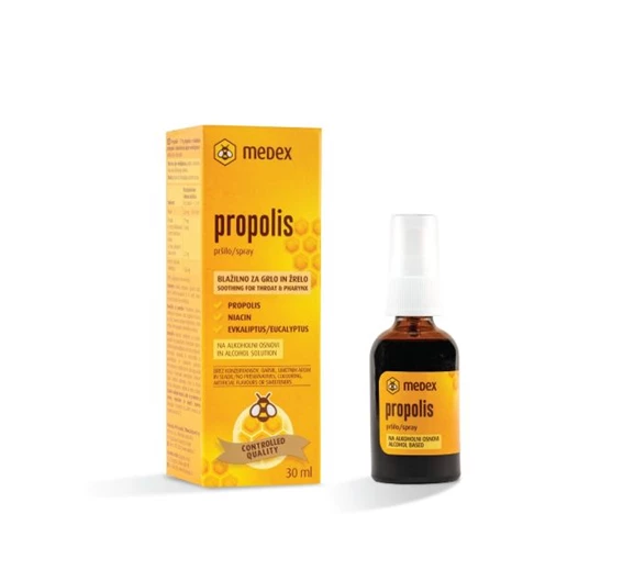 Propolis pršilo na alkoholni osnovi Medex, 30 ml