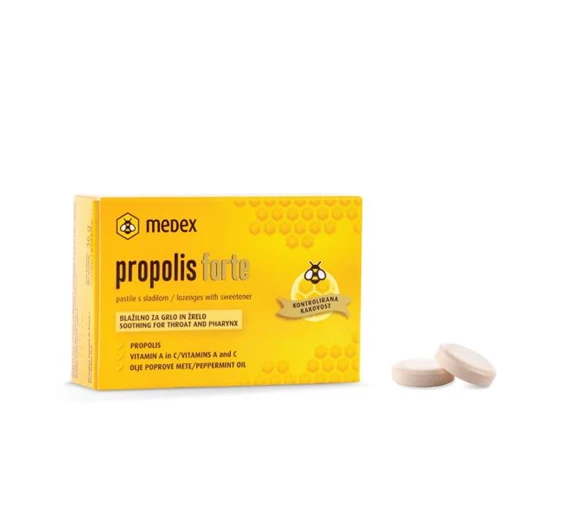Propolis forte pastile Medex, 18 pastil